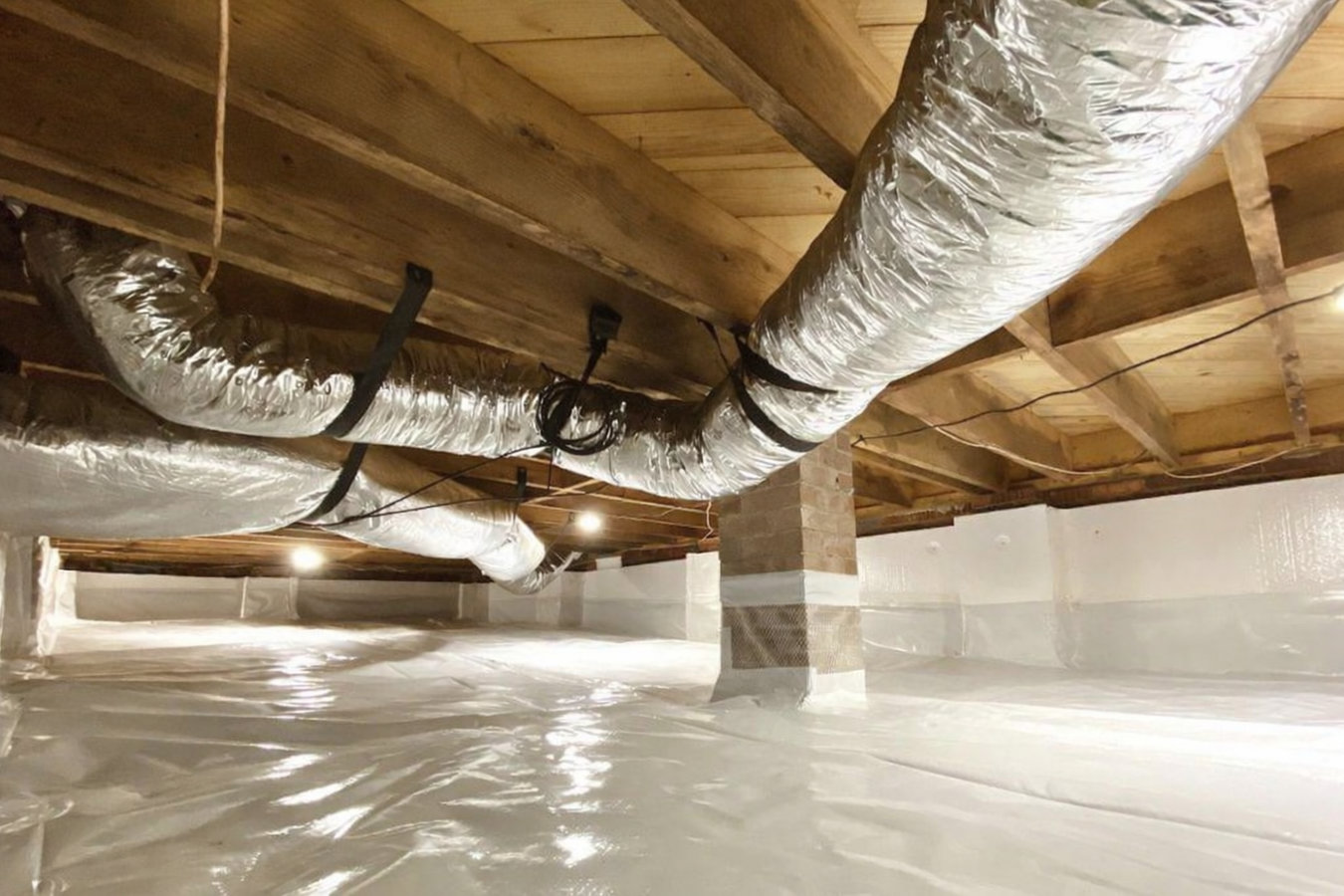 Vapor barrier installation in Erie, PA